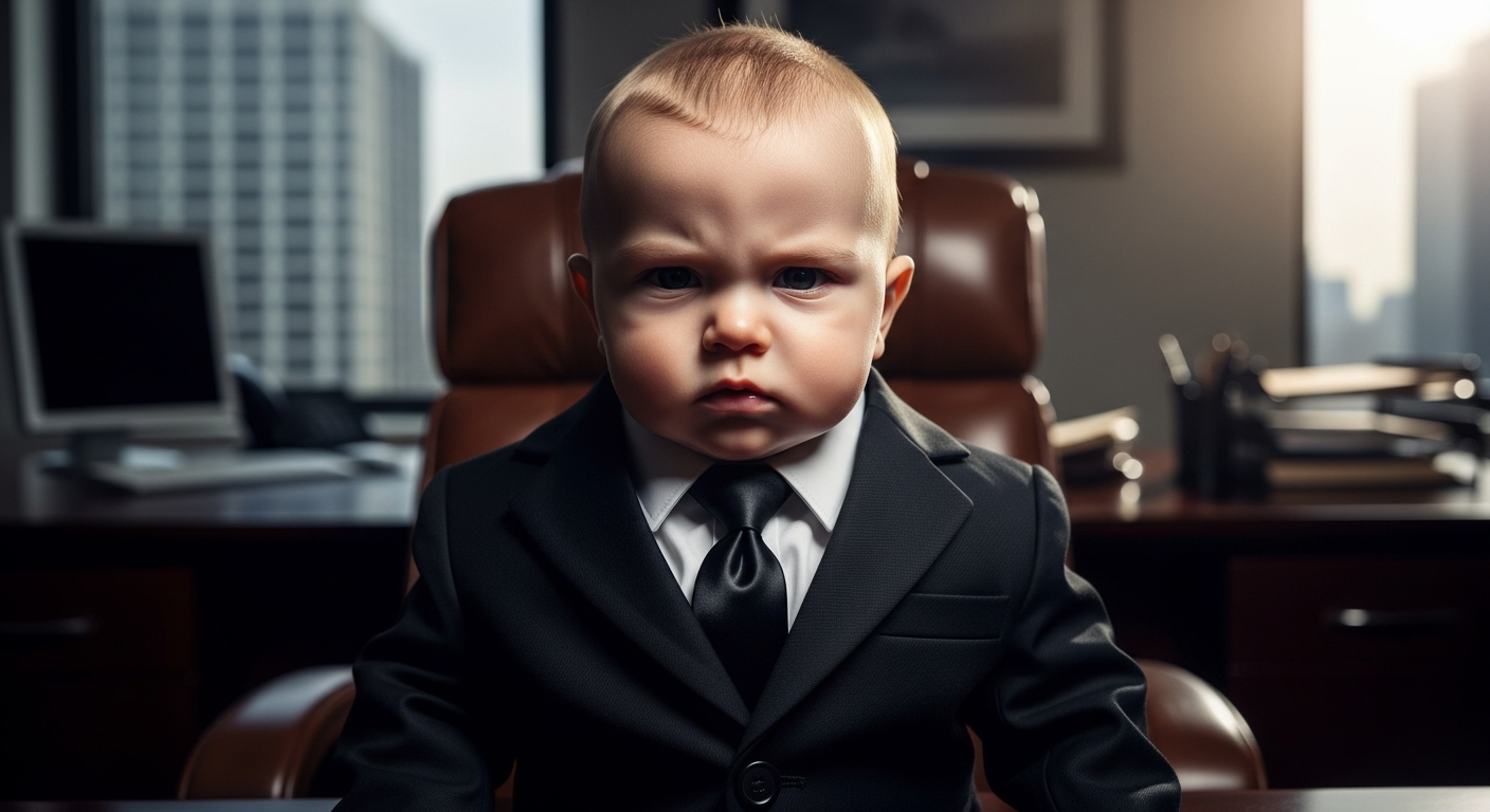 AI baby meme generator produces precious baby exploration scene - high-definition baby animation showcasing cute baby discoveries and funny baby reactions